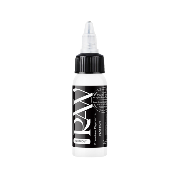 Raw Pigments Platinum - Whiteout Tatoveringsblæk - 30ml