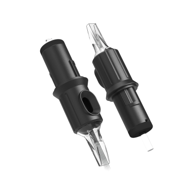 Æske med 20 Ghost Black Needle Cartridges - Magnum Medium Taper