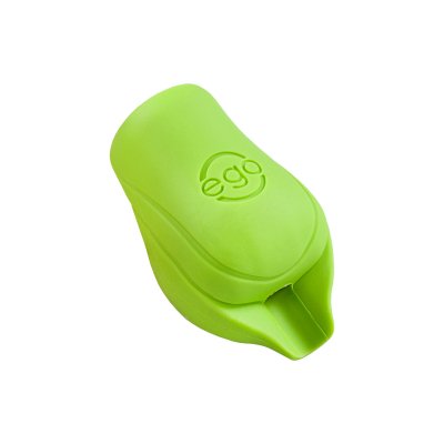 Pakke med 2 stk. silikone EGO Biogreb (No Back Lip) i grøn - Op til 19MM tube
