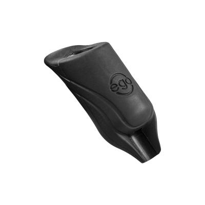 Pakke med 2 stk. silikone EGO Biogreb (Straight) i sort - Op til 19MM tube