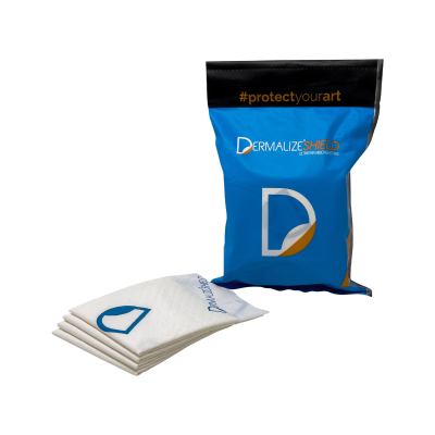 Dermalize SHIELD - ultratynde, absorberende puder - æske med 10 stk