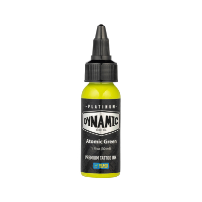 Platinum by Dynamic Tatoveringsblæk - Atomic Green 30 ml