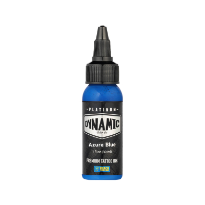 Platinum by Dynamic Tatoveringsblæk - Azure Blue 30 ml