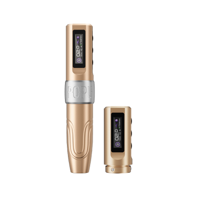 POPU Mini Diva trådløs PMU-maskine med ekstra batteri - Champagne