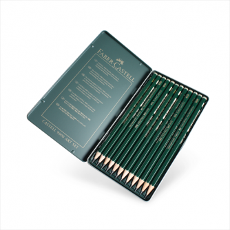 Faber-Castell - Castell 9000 Art sæt of 12 med blyanter