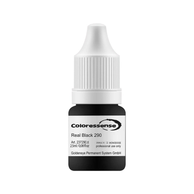 Goldeneye Coloressense-pigmenter - Real Black 290 - 2,5 ml