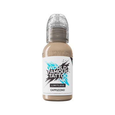 World Famous Limitless tatoveringsblæk - Cappuccino 30 ml