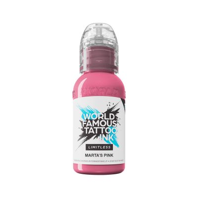 World Famous Limitless Tatoveringsblæk - Marta's Pink 30 ml