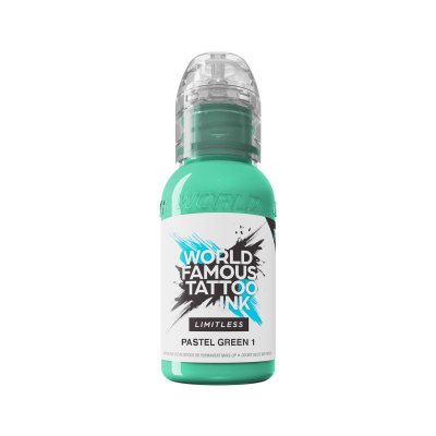 World Famous Limitless tatoveringsblæk - Pastelgrøn 1 30 ml