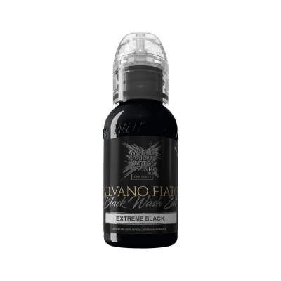 World Famous Limitless Tatoveringsblæk - Silvano Fiato - Extreme Black - 30 ml