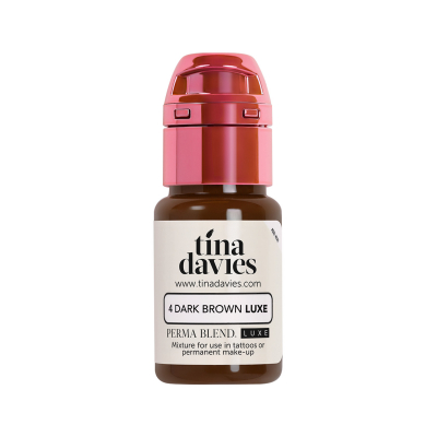 Perma Blend Luxe PMU Blæk - Tina Davies Dark Brown Luxe 15 ml