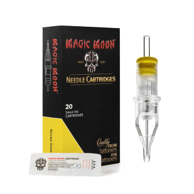 Æske med 20 Magic Moon patroner 0,35 mm Rund shader lange