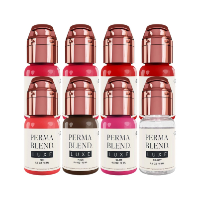Perma Blend Luxe PMU blæk - Carla Ricciardone Enhance Set - 8x 15 ml