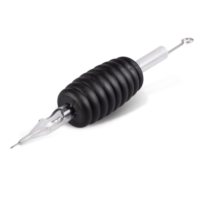 Pakke med 5 stk. Killer Ink engangsgreb / Tip 25mm runde tubes færdigpakket med Bug Pin 0.25 mm rund Liner