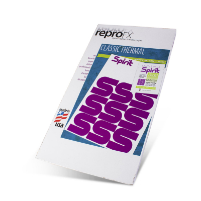 ReproFX Spirit Classic - Pakke med 100 stk. lilla Thermal Copier hektografpapir (21,5 x 35,5cm)