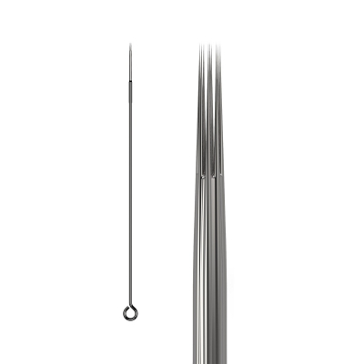 Pakke med 50 stk. KWADRON nåle 0.25 mm LONG TAPER - Round Liner
