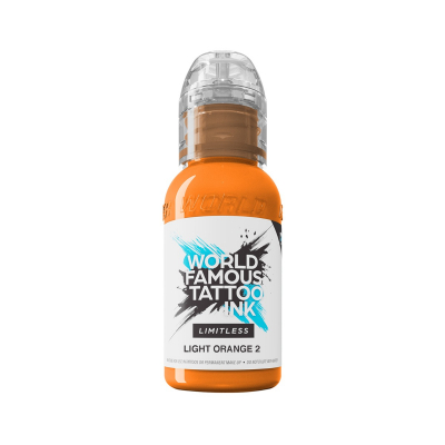 World Famous Limitless tatoveringsblæk - Light Orange 2 30 ml