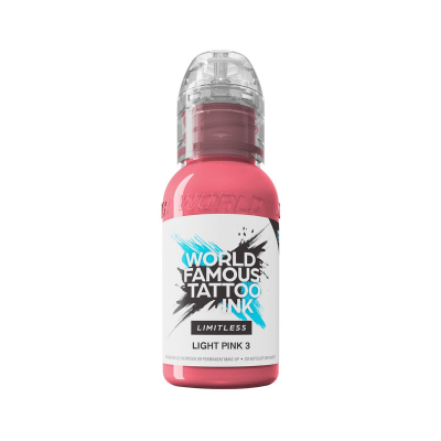 World Famous Limitless tatoveringsblæk - Light Pink 3 30ml