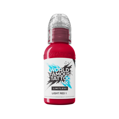 World Famous Limitless tatoveringsblæk - Light Red 1 30 ml