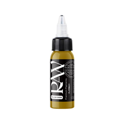 Raw Pigments Platinum - Yellow Oxide Tatoveringsblæk - 30ml