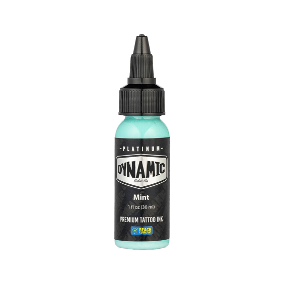 Platinum by Dynamic Tatoveringsblæk - Mint 30 ml