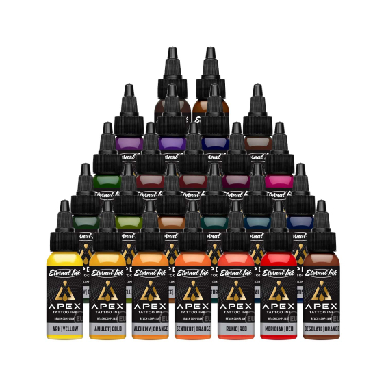Komplet sæt med 24 Eternal Ink - Apex 30 ml