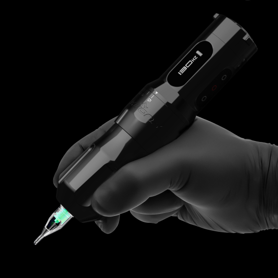 FK One Adjust tatoveringsmaskine med justerbart slag - Stealth