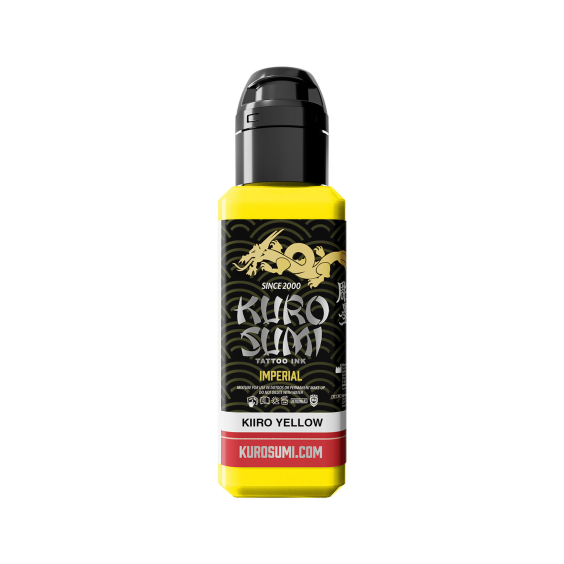 Kuro Sumi Imperial Tatoveringsblæk - Kiiro Yellow 44 ml