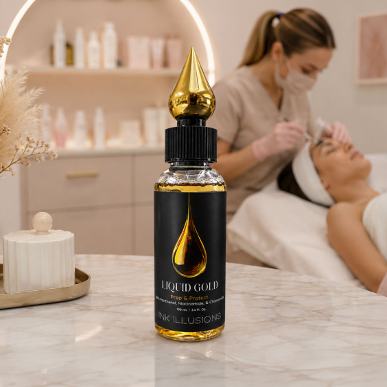 Heal & Conceal by Ink Illusions - Flydende guldforberedelse og beskyttelse - 100ml 