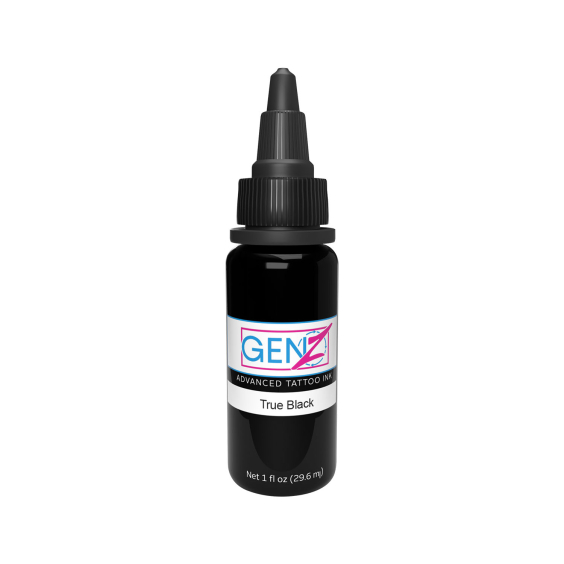 Intenze Ink Gen-Z 19 farve - True Black 30 ml (1 oz)