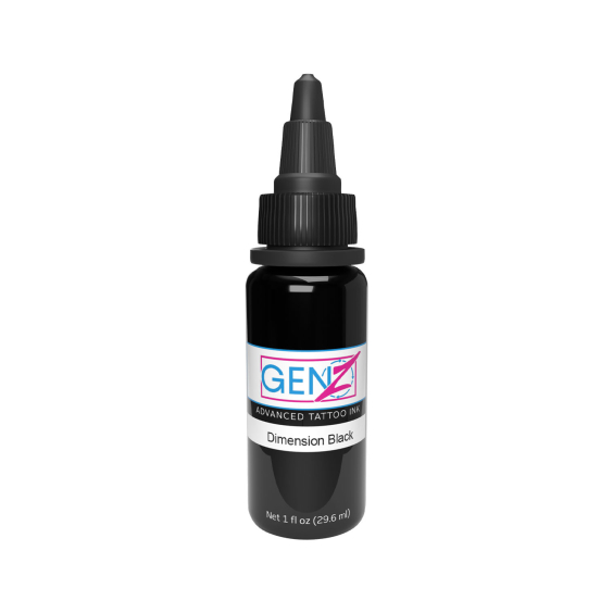 Intenze Ink Gen-Z Bob Tyrrell avancerede sorte og grå - Dimension Black 30 ml (1 oz)