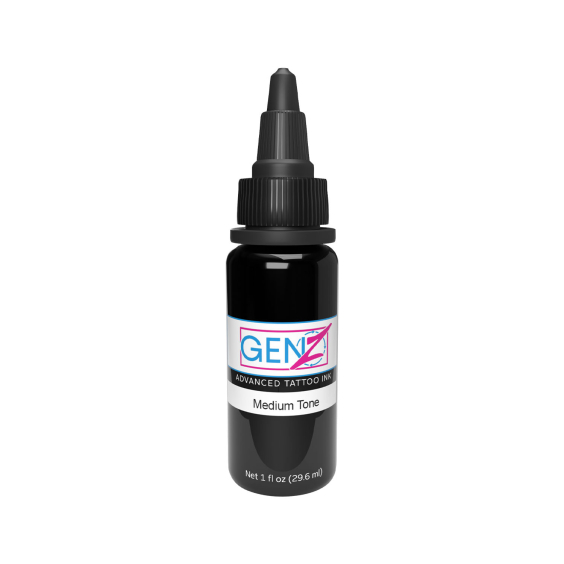 Intenze Ink Gen-Z Bob Tyrrell avancerede sorte og grå - Medium Tone 30 ml (1 oz)