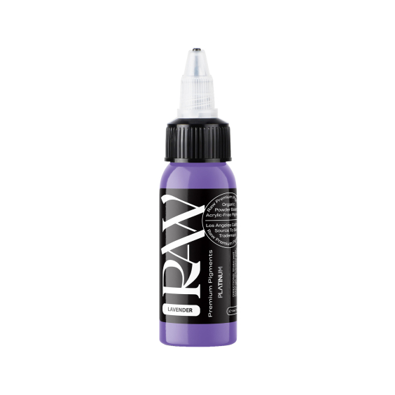 Raw Pigments Platinum - Lavender Tatoveringsblæk - 30ml