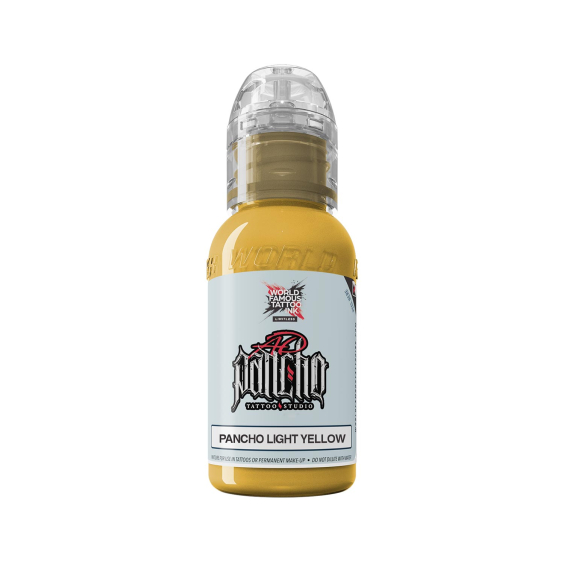 World Famous Limitless tatoveringsblæk - Pancho Light Yellow 30 ml (1 oz)