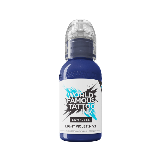 World Famous Limitless tatoveringsblæk - Lys violet 2 v2 30 ml