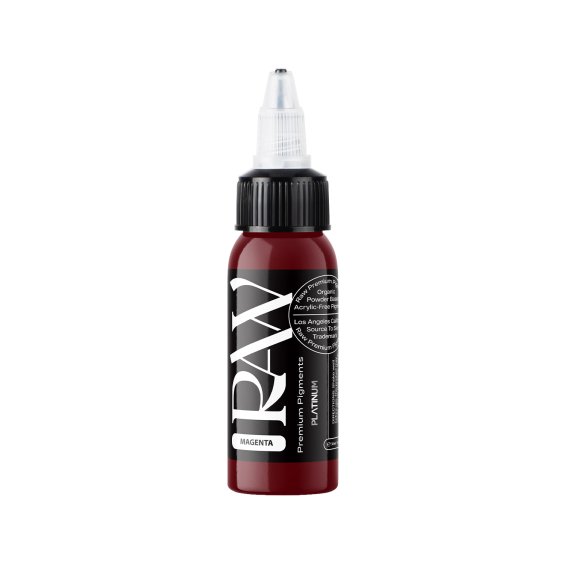 Raw Pigments Platinum - Magenta Tatoveringsblæk - 30ml