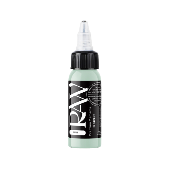 Raw Pigments Platinum - Mint Tatoveringsblæk - 30ml