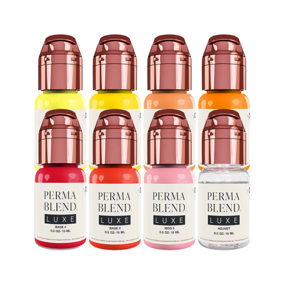 Perma Blend Luxe PMU blæk - Carla Ricciardone Embody Set - 8x 15 ml