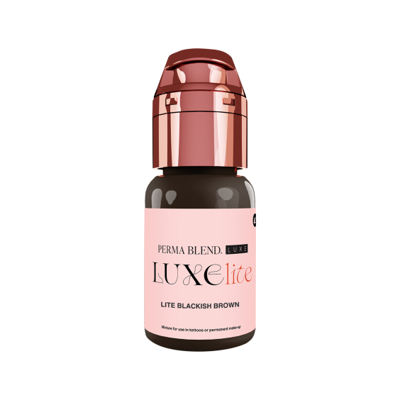 Perma Blend Luxe Lite PMU-blæk - Lite Blackish Brown 15ml