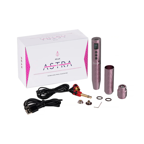 Peak Astra - Trådløs pen PMU-maskine med 2 batterier - Lyserød
