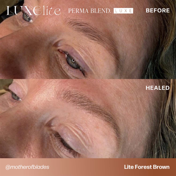 Perma Blend Luxe Lite PMU-blæk - Lite Forest Brown 15ml