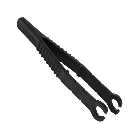 Medicinsk steriliserede runde pincetter - etui med 25 stk