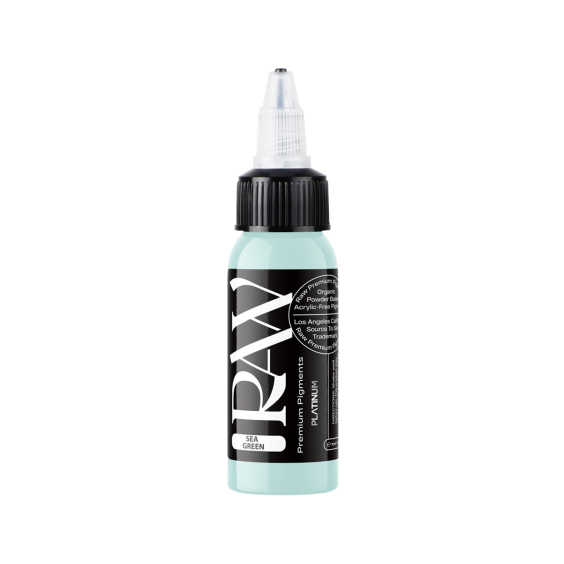 Raw Pigments Platinum - Sea Green Tatoveringsblæk - 30ml
