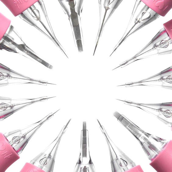 Æske med 15 Tina Davies PIXL nålmagasiner - prøvepakke