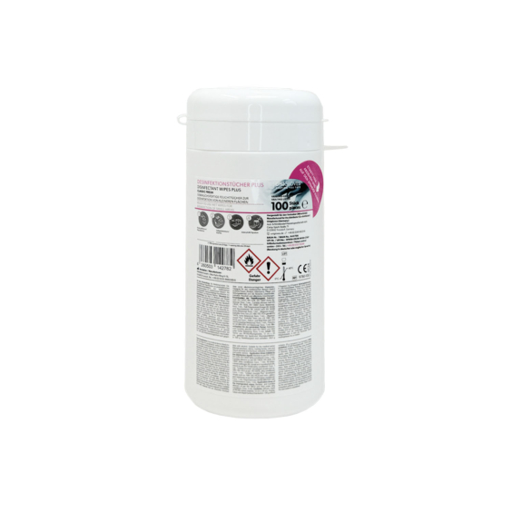 Unigloves Desinficerende Wipes Plus - 100-pakke beholder