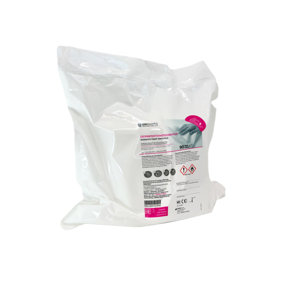 Unigloves Desinficerende Wipes Plus - 90 stk. refill