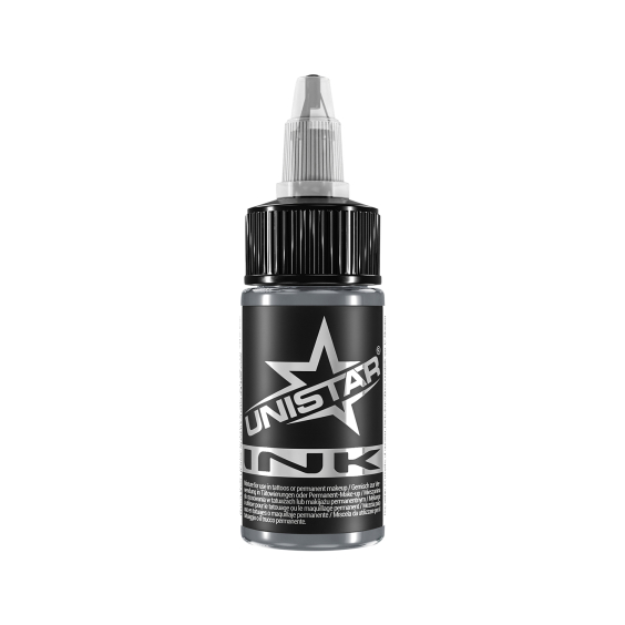 UNISTAR Colours™ blæk - Solid grå #3 30ml (1oz)