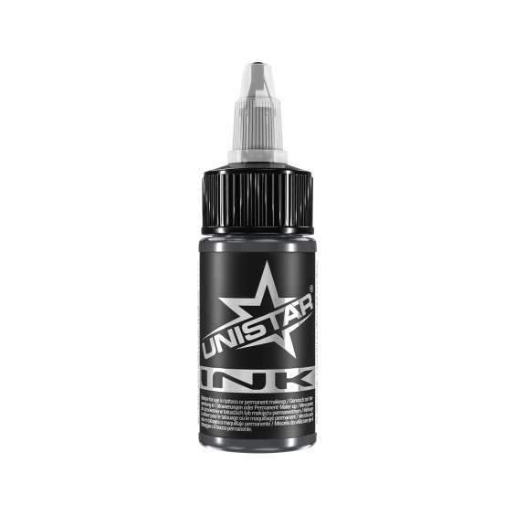 UNISTAR Colours™ blæk - Solid grå #5 30ml (1oz)