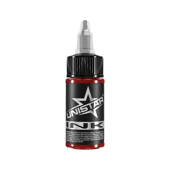 UNISTAR Colours™ blæk - Top Basic mørkerød 30ml (1oz)