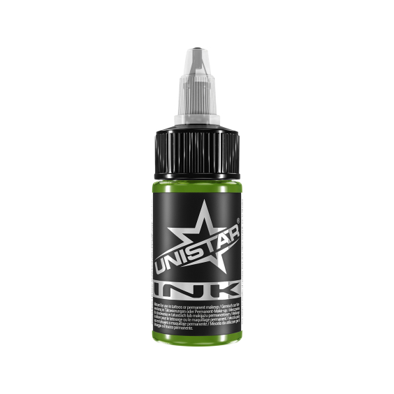 UNISTAR Colours™ blæk - Top Basic grøn mørk farve 30ml (1oz)